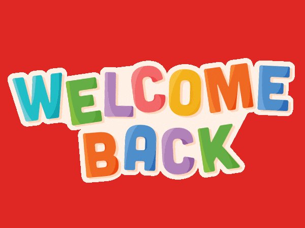 Welcome back picture